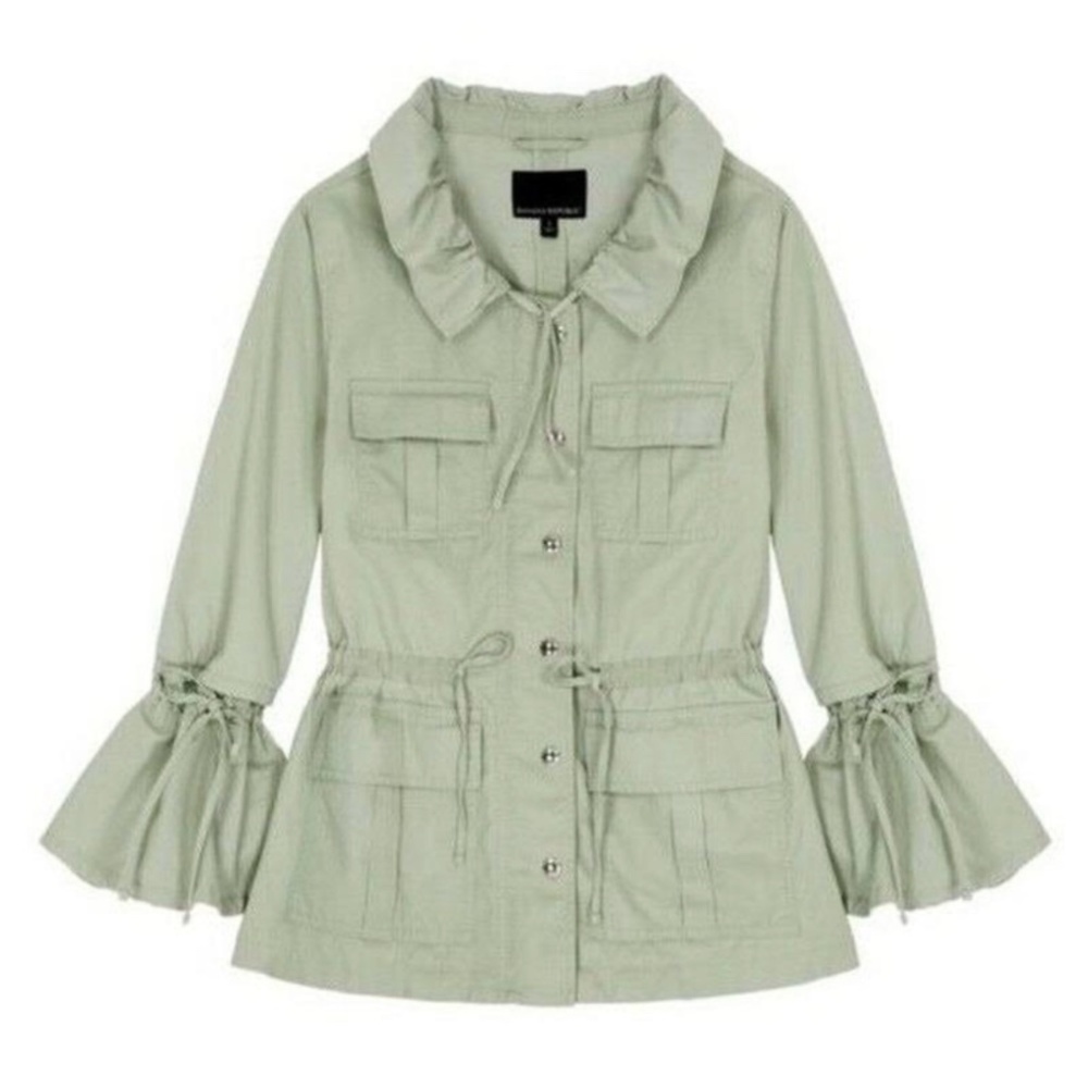 Banana Republic x Olivia Palermo - utility jacket - mint - size L